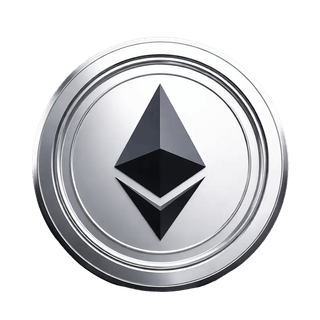 Flytende grafisk element med Ethereum (ETH)-mynten