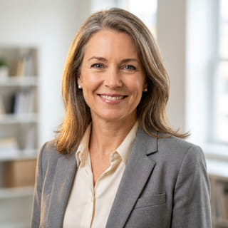 Sarah Coleman, oppført som økonomidirektør hos Kilde Vermofoss, i et profilbilde